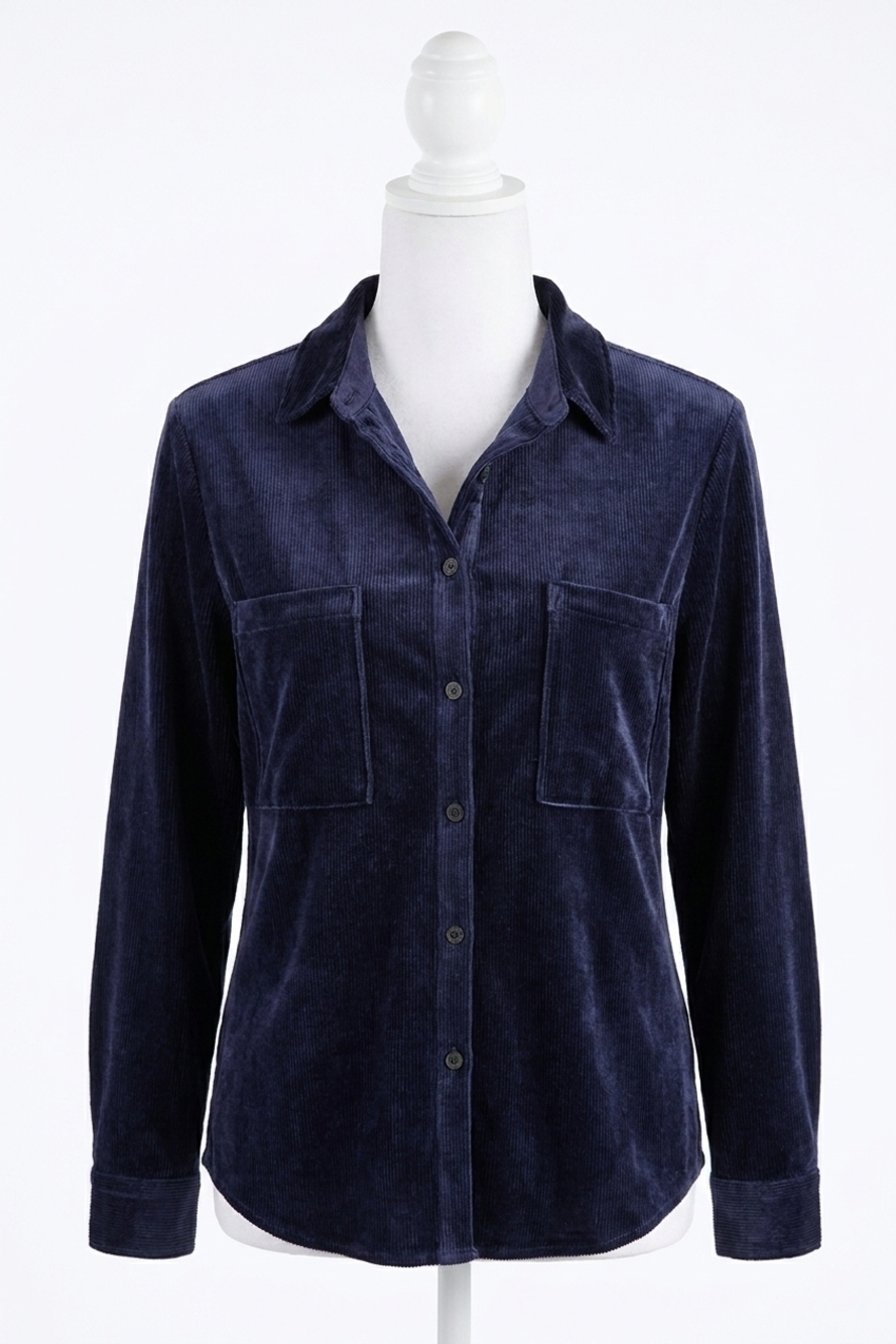 NEW DANSKO plush maeve shirt in navy